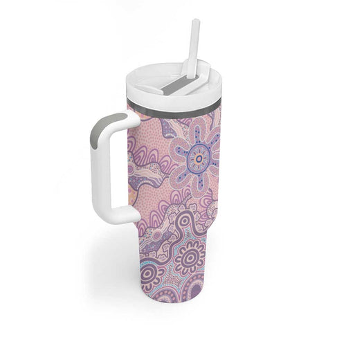 Aboriginal-Islanders NAIDOC Week Tumbler With Handle River and land aboriginal art