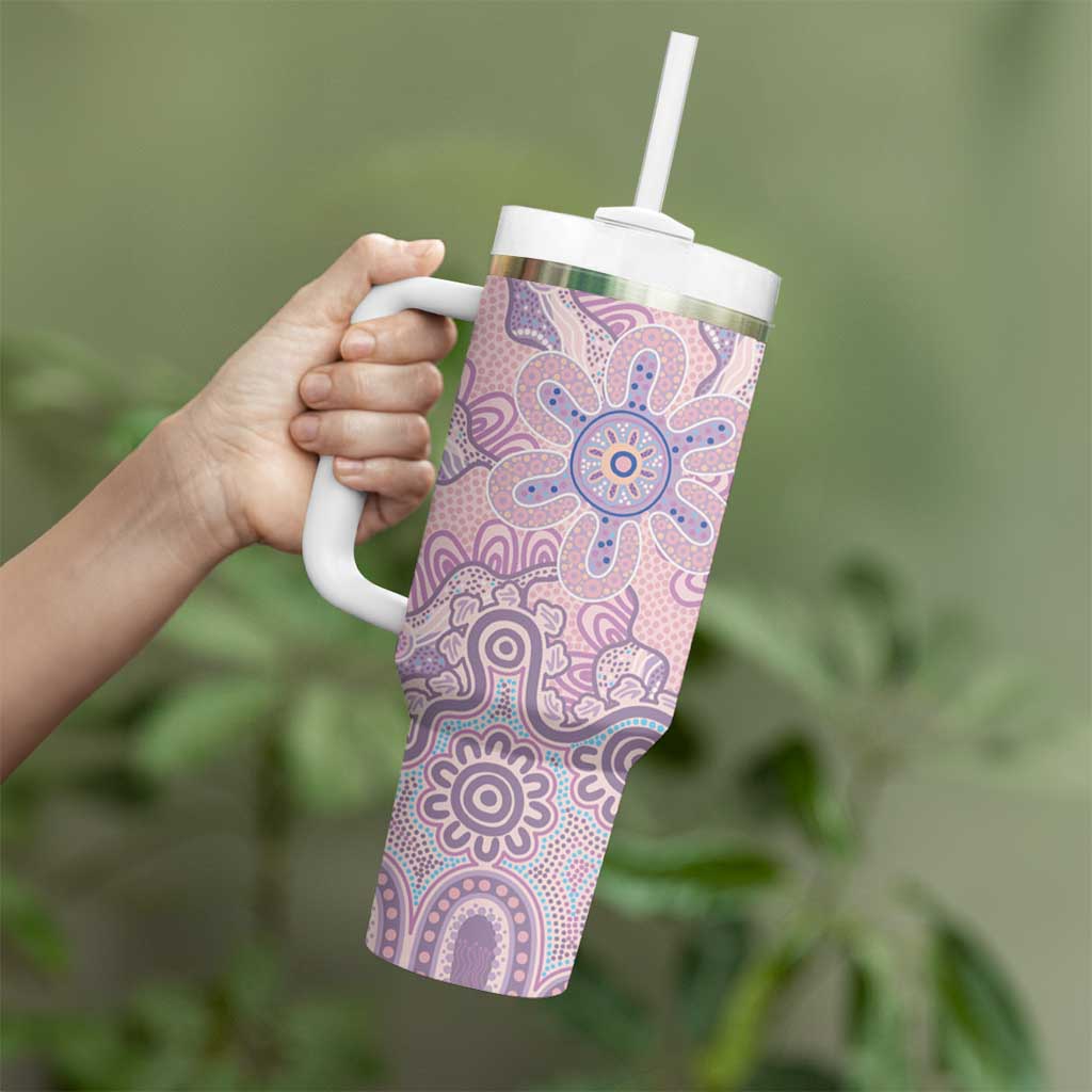 Aboriginal-Islanders NAIDOC Week Tumbler With Handle River and land aboriginal art