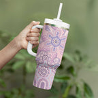 Aboriginal-Islanders NAIDOC Week Tumbler With Handle River and land aboriginal art