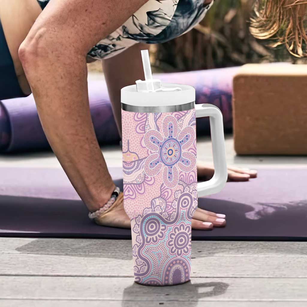 Aboriginal-Islanders NAIDOC Week Tumbler With Handle River and land aboriginal art
