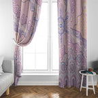 Aboriginal-Islanders NAIDOC Week Window Curtain River and land aboriginal art