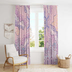 Aboriginal-Islanders NAIDOC Week Window Curtain River and land aboriginal art