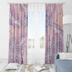 Aboriginal-Islanders NAIDOC Week Window Curtain River and land aboriginal art