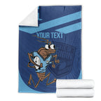 Custom New South Wales Rugby Blanket Blues Cockroach Origin Sporty