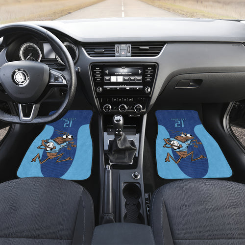 Custom New South Wales Rugby Car Mats Blues Cockroach Origin Sporty