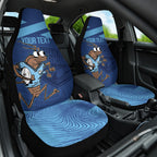 Custom New South Wales Rugby Car Seat Cover Blues Cockroach Origin Sporty