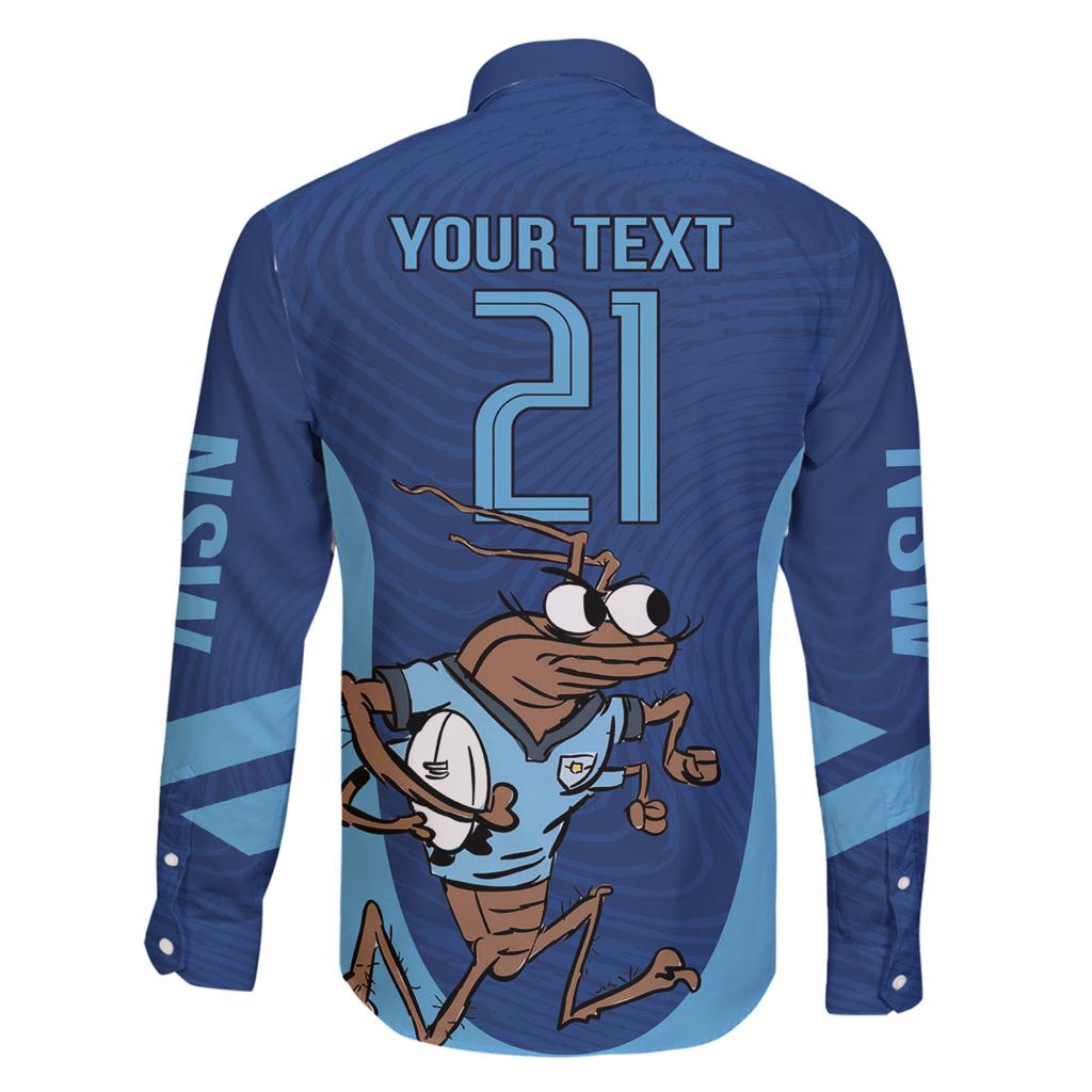 Custom New South Wales Rugby Family Matching Mermaid Dress and Hawaiian Shirt Blues Cockroach Origin Sporty