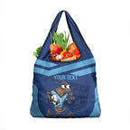 Custom New South Wales Rugby Grocery Bag Blues Cockroach Origin Sporty