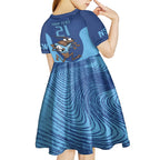 Custom New South Wales Rugby Kid Short Sleeve Dress Blues Cockroach Origin Sporty