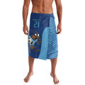 Custom New South Wales Rugby Lavalava Blues Cockroach Origin Sporty