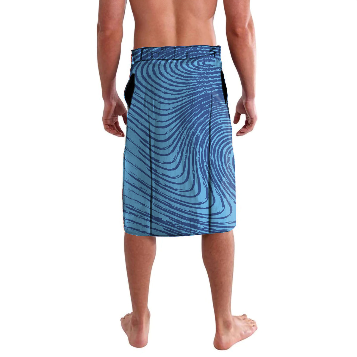 Custom New South Wales Rugby Lavalava Blues Cockroach Origin Sporty