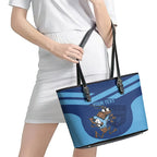 Custom New South Wales Rugby Leather Tote Bag Blues Cockroach Origin Sporty