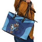 Custom New South Wales Rugby Leather Tote Bag Blues Cockroach Origin Sporty