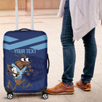 Custom New South Wales Rugby Luggage Cover Blues Cockroach Origin Sporty