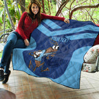 Custom New South Wales Rugby Quilt Blues Cockroach Origin Sporty