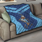 Custom New South Wales Rugby Quilt Blues Cockroach Origin Sporty
