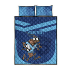 Custom New South Wales Rugby Quilt Bed Set Blues Cockroach Origin Sporty