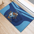 Custom New South Wales Rugby Rubber Doormat Blues Cockroach Origin Sporty