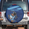 Custom New South Wales Rugby Spare Tire Cover Blues Cockroach Origin Sporty
