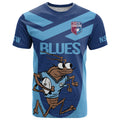 Custom New South Wales Rugby T Shirt Blues Cockroach Origin Sporty