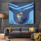 Custom New South Wales Rugby Tapestry Blues Cockroach Origin Sporty