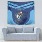 Custom New South Wales Rugby Tapestry Blues Cockroach Origin Sporty
