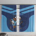 Custom New South Wales Rugby Window Curtain Blues Cockroach Origin Sporty