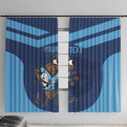 Custom New South Wales Rugby Window Curtain Blues Cockroach Origin Sporty