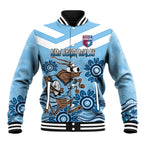 Custom NSW Blues Cockroach Blooded Aboriginal Inspired Baseball Jacket