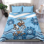 Custom NSW Blues Cockroach Blooded Aboriginal Inspired Bedding Set