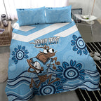 Custom NSW Blues Cockroach Blooded Aboriginal Inspired Bedding Set
