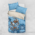 Custom NSW Blues Cockroach Blooded Aboriginal Inspired Bedding Set