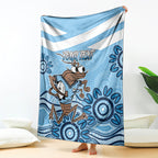 Custom NSW Blues Cockroach Blooded Aboriginal Inspired Blanket