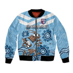 Custom NSW Blues Cockroach Blooded Aboriginal Inspired Bomber Jacket
