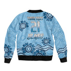 Custom NSW Blues Cockroach Blooded Aboriginal Inspired Bomber Jacket