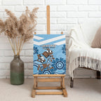 Custom NSW Blues Cockroach Blooded Aboriginal Inspired Canvas Wall Art