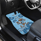 Custom NSW Blues Cockroach Blooded Aboriginal Inspired Car Mats