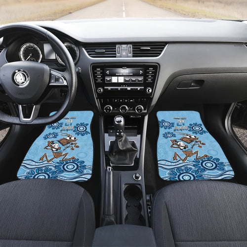 Custom NSW Blues Cockroach Blooded Aboriginal Inspired Car Mats