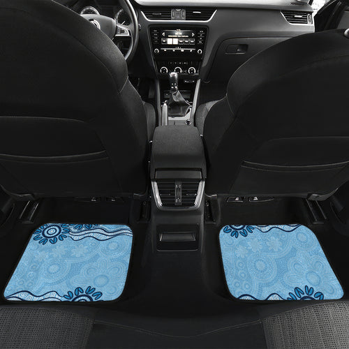 Custom NSW Blues Cockroach Blooded Aboriginal Inspired Car Mats