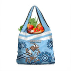 Custom NSW Blues Cockroach Blooded Aboriginal Inspired Grocery Bag