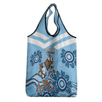 Custom NSW Blues Cockroach Blooded Aboriginal Inspired Grocery Bag
