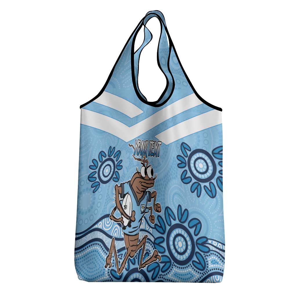 Custom NSW Blues Cockroach Blooded Aboriginal Inspired Grocery Bag