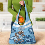 Custom NSW Blues Cockroach Blooded Aboriginal Inspired Grocery Bag