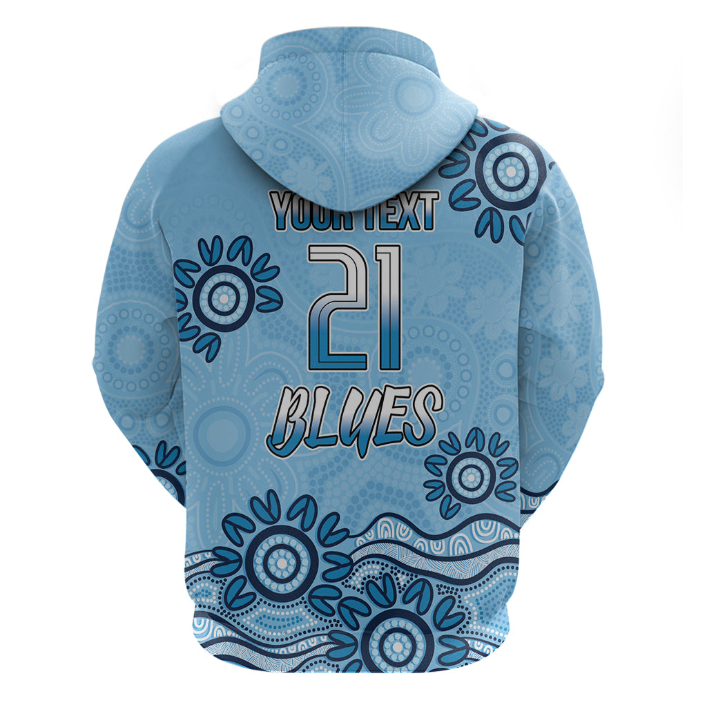 Custom NSW Blues Cockroach Blooded Aboriginal Inspired Hoodie