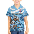 Custom NSW Blues Cockroach Blooded Aboriginal Inspired Kid Hawaiian Shirt