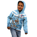 Custom NSW Blues Cockroach Blooded Aboriginal Inspired Kid Hoodie
