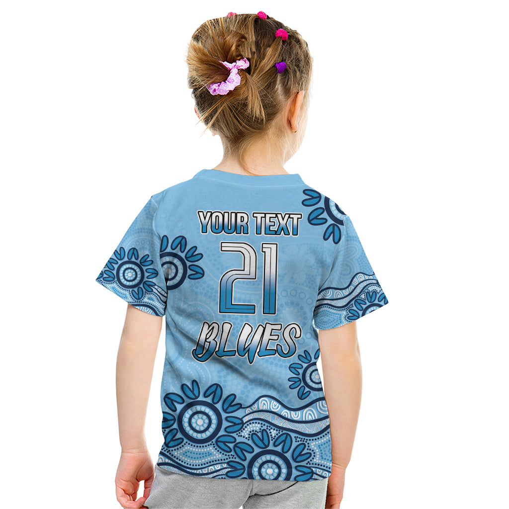 Custom NSW Blues Cockroach Blooded Aboriginal Inspired Kid T Shirt