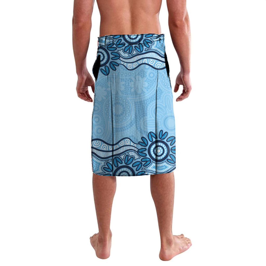 Custom NSW Blues Cockroach Blooded Aboriginal Inspired Lavalava