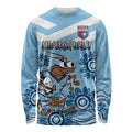 Custom NSW Blues Cockroach Blooded Aboriginal Inspired Long Sleeve Shirt