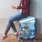Custom NSW Blues Cockroach Blooded Aboriginal Inspired Luggage Cover